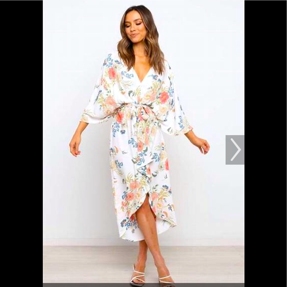 Petal & Pup | Prescott Midi Dress | size 8